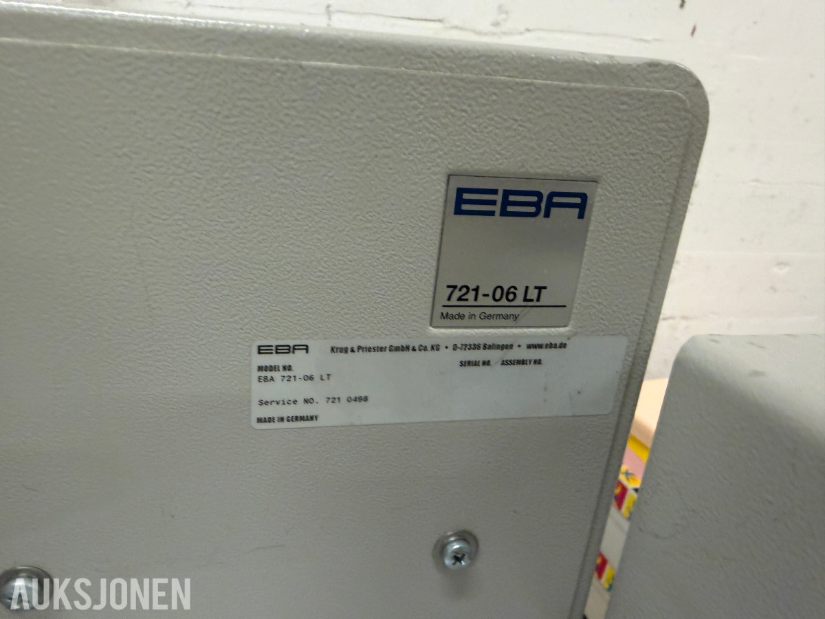 2008 EBA 721-06 LT profesjonell papirkutter / skjæremaskin
