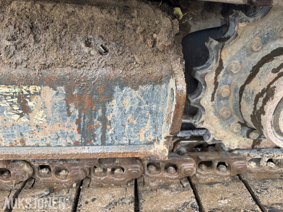 2008 Komatsu PC88MR beltegraver – tiltrotator – skjær – flere skuffer