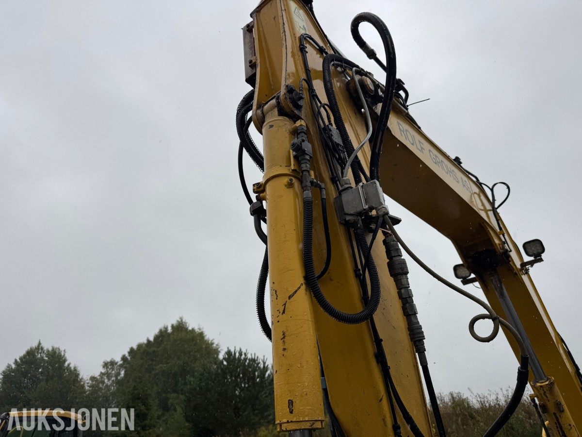 2008 Komatsu PC88MR beltegraver – tiltrotator – skjær – flere skuffer