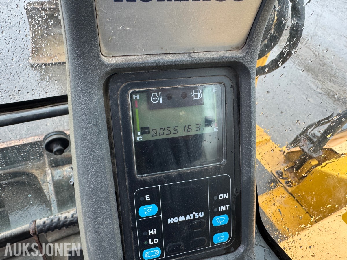 2008 Komatsu PC88MR beltegraver – tiltrotator – skjær – flere skuffer