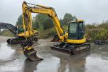 2008 Komatsu PC88MR beltegraver – tiltrotator – skjær – flere skuffer
