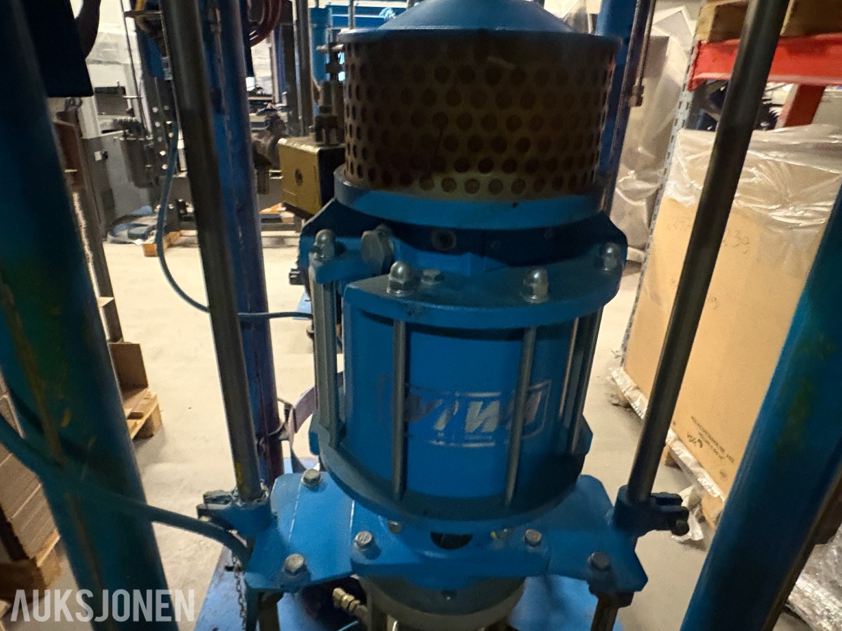 4 stk. WIWA dobbeltvirkende stempelpumper for 200 liters oljefat
