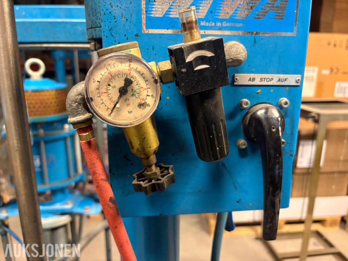 4 stk. WIWA dobbeltvirkende stempelpumper for 200 liters oljefat