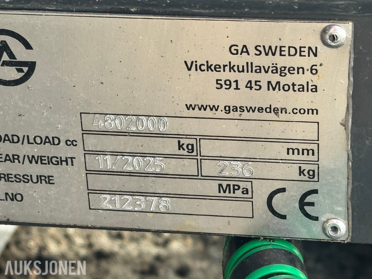 2025 GA Sweden Treklipper/Energiklipper - S60-feste
