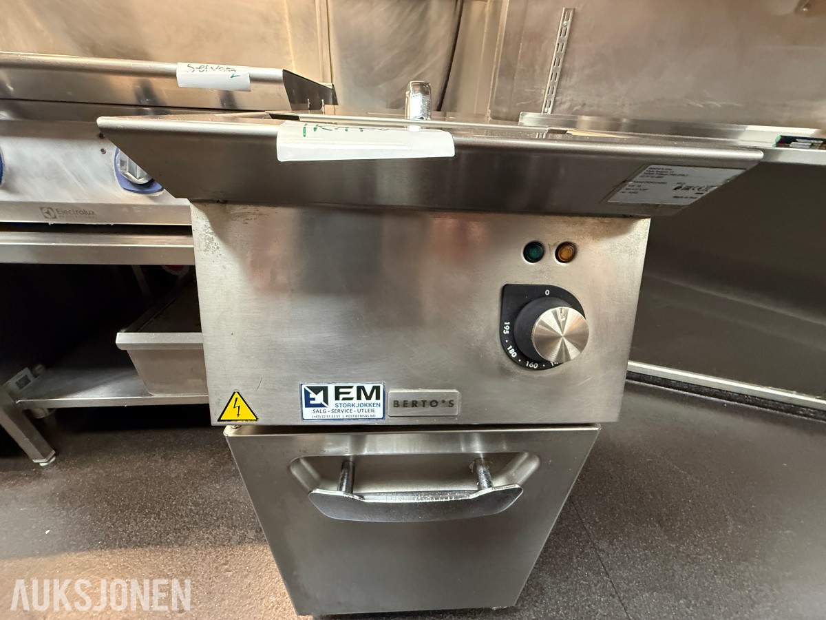 Bertos S700 frityr 18ltr gulvmodell 18kW - 400V - B40