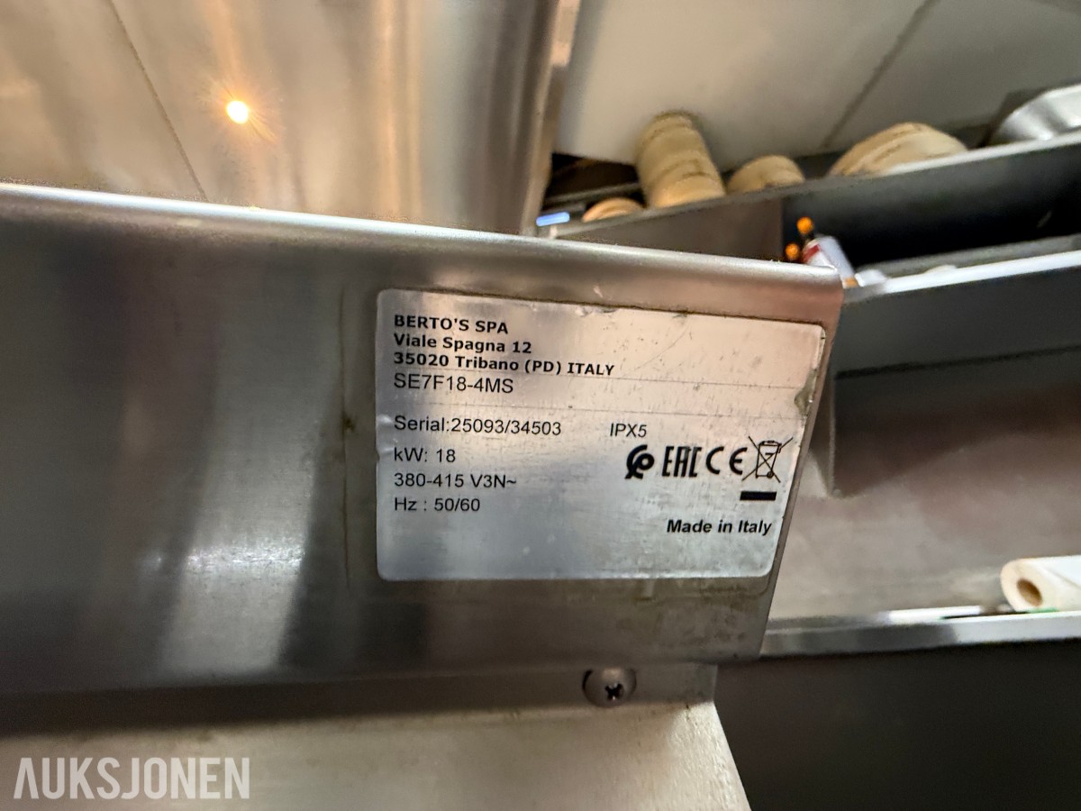 Bertos S700 frityr 18ltr gulvmodell 18kW - 400V - B40