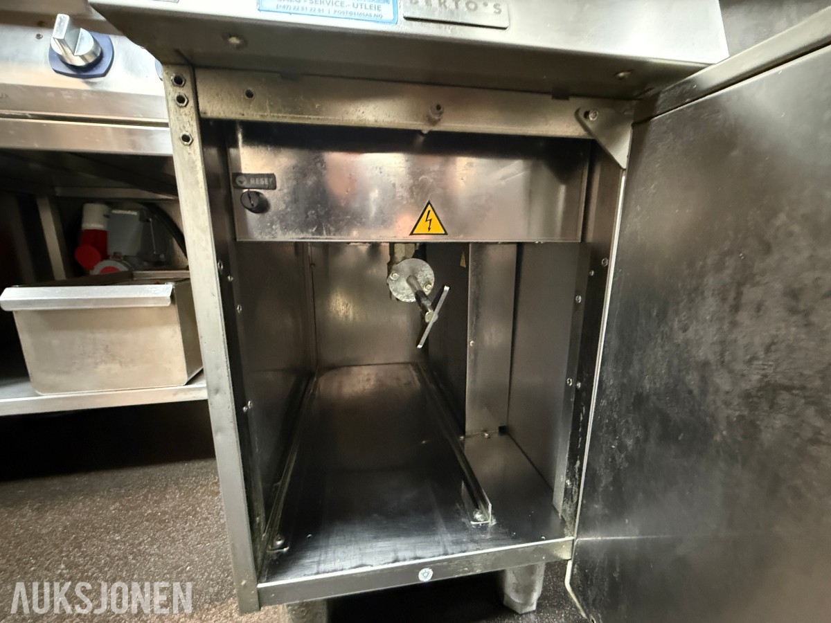Bertos S700 frityr 18ltr gulvmodell 18kW - 400V - B40