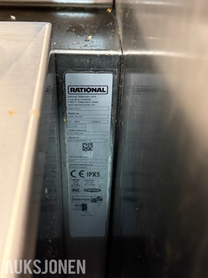 2025 RATIONAL iVario Pro L 100 ltr 400V