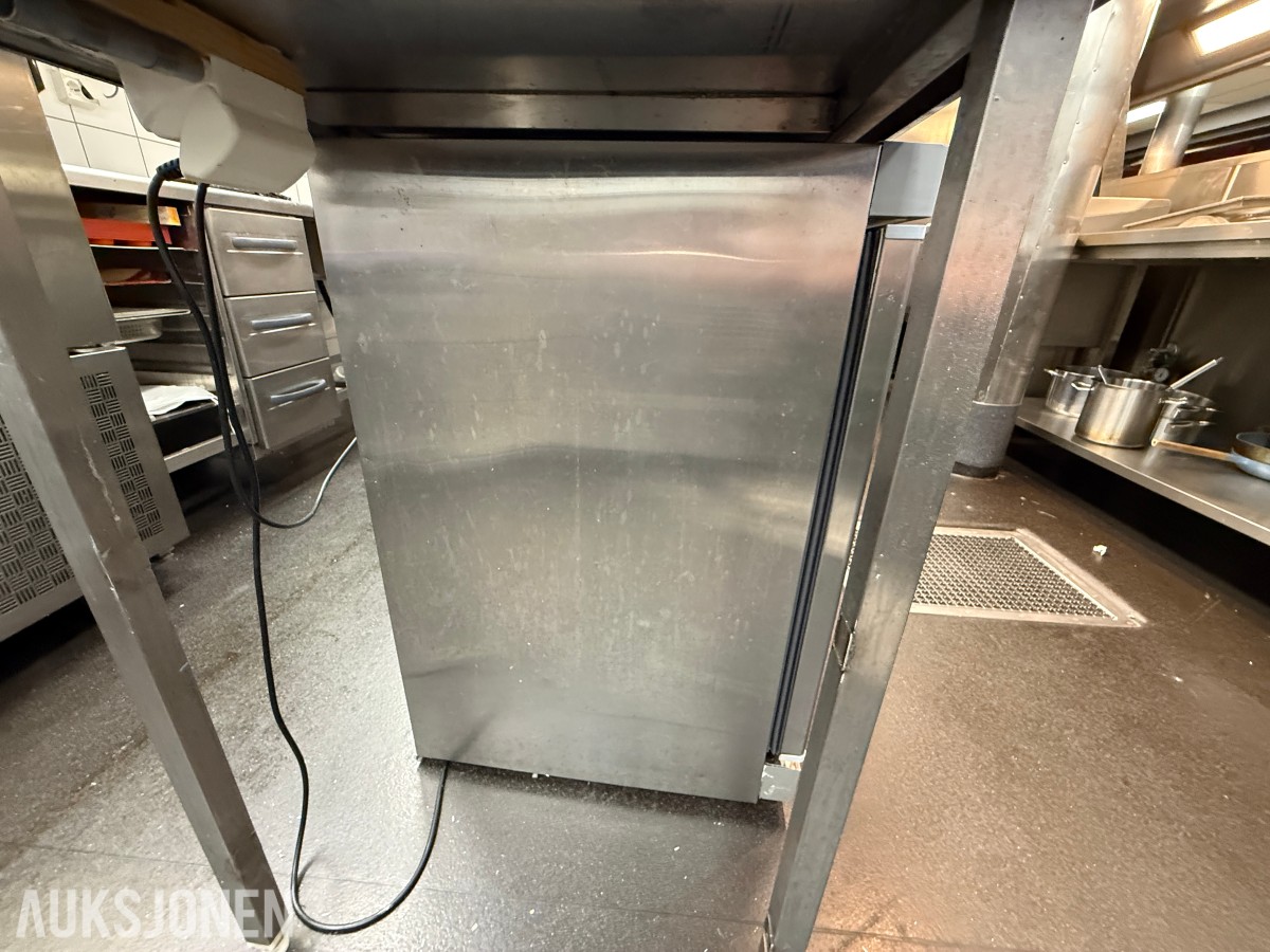 Tefcold fryseskap 200ltr UF200VS rustfritt H850
