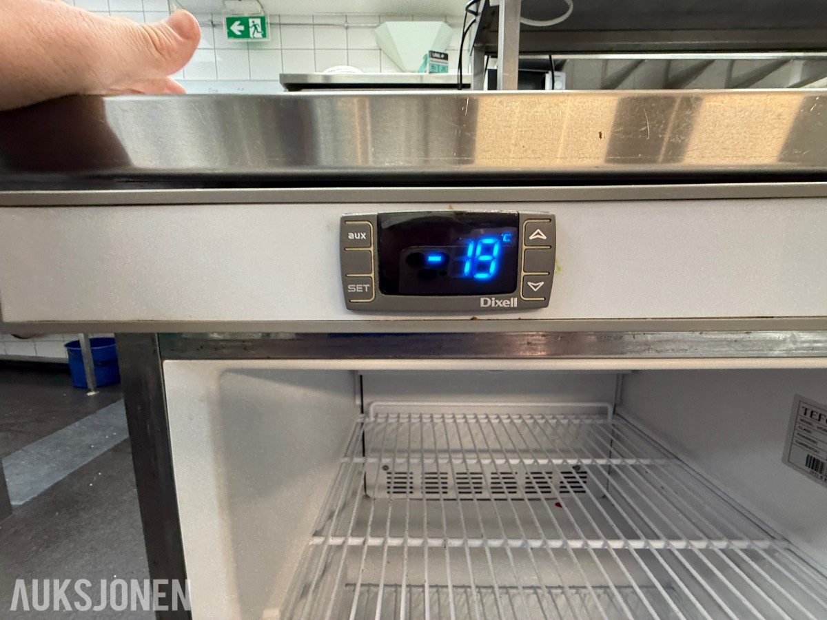 Tefcold fryseskap 200ltr UF200VS rustfritt H850