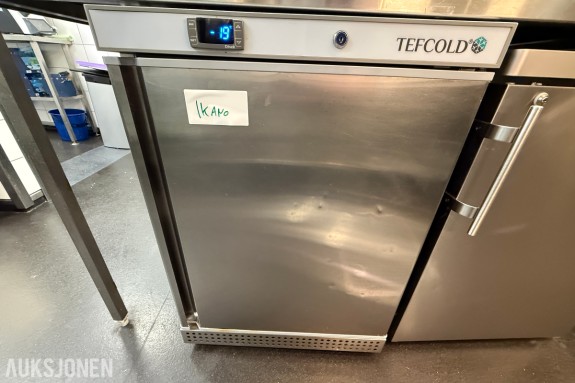 Tefcold fryseskap 200ltr UF200VS rustfritt H850
