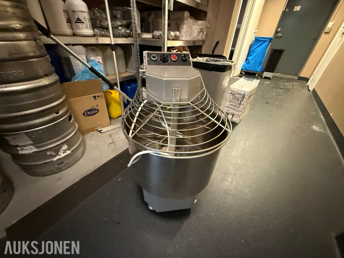 Cuppone spiraleltemaskin Venere 20K med hjul 230V 1-fas 16