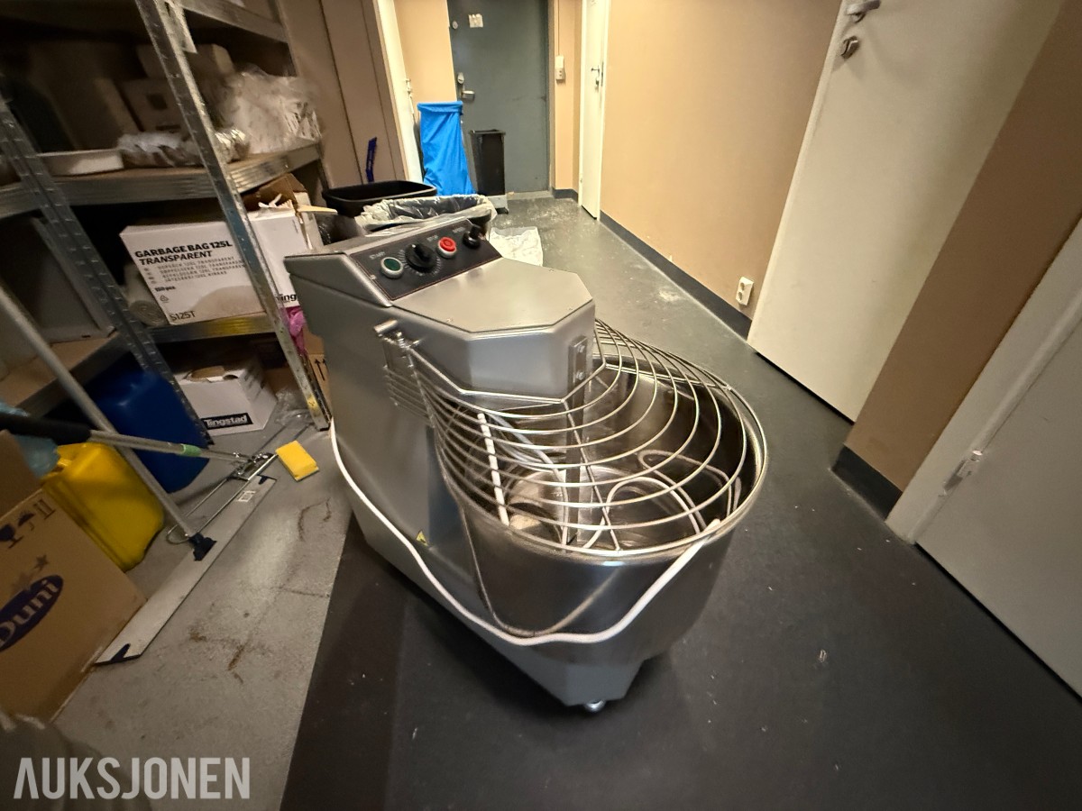 Cuppone spiraleltemaskin Venere 20K med hjul 230V 1-fas 16
