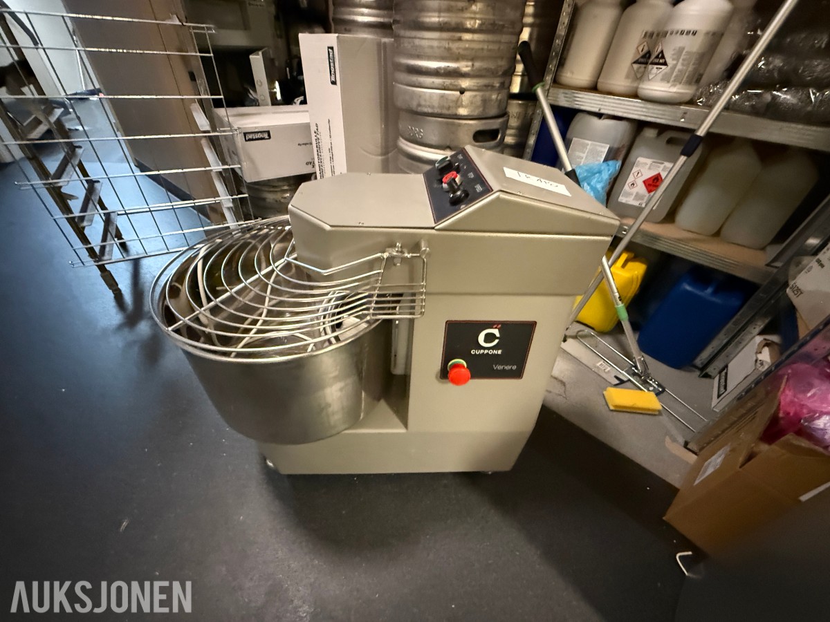 Cuppone spiraleltemaskin Venere 20K med hjul 230V 1-fas 16