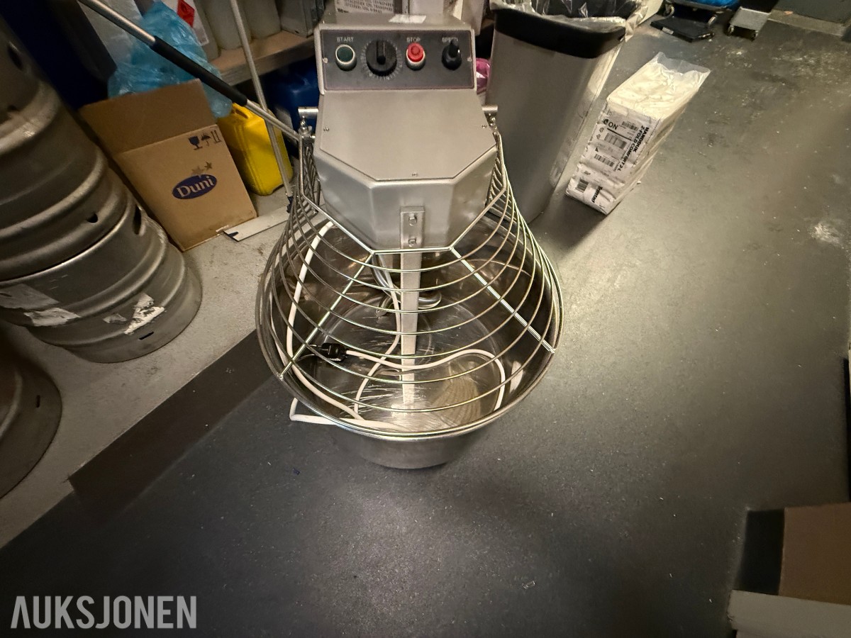 Cuppone spiraleltemaskin Venere 20K med hjul 230V 1-fas 16