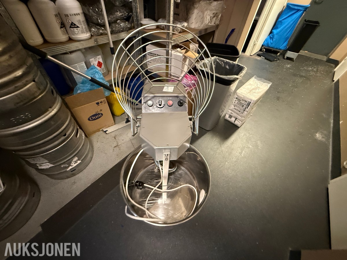 Cuppone spiraleltemaskin Venere 20K med hjul 230V 1-fas 16