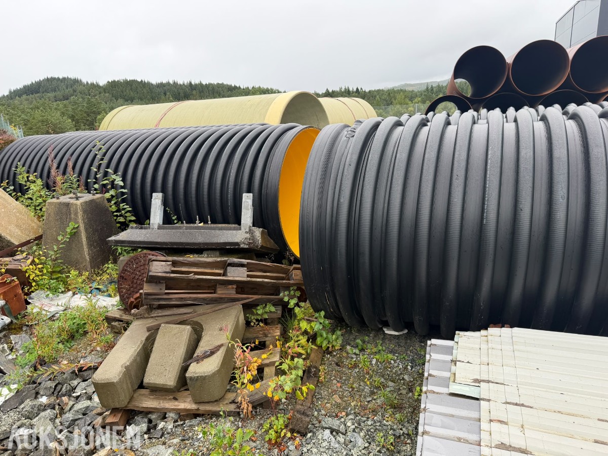 6 stk wawin 1600mm overvannsrør SN4,2 à 6m