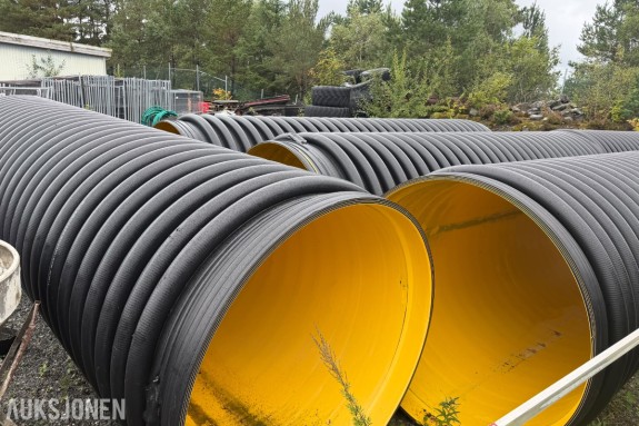 6 stk wawin 1600mm overvannsrør SN4,2 à 6m