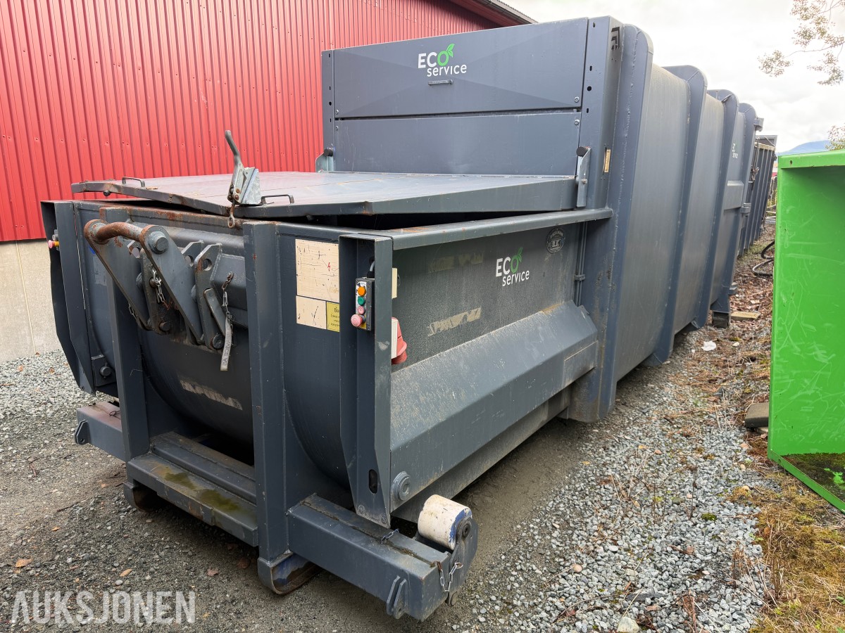 2010 Bergmann APB 607 SN/20N avfallskomprimator 19,8 m³