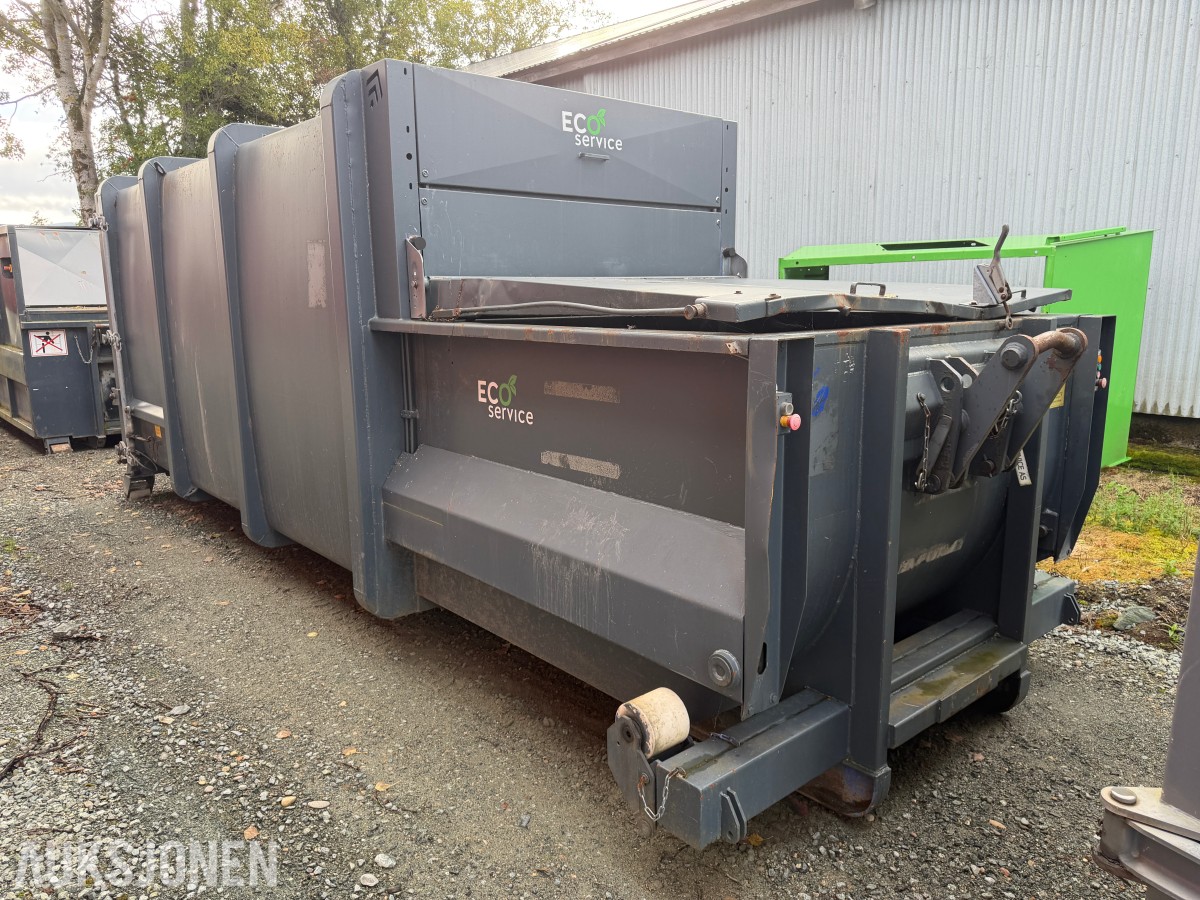 2010 Bergmann APB 607 SN/20N avfallskomprimator 19,8 m³