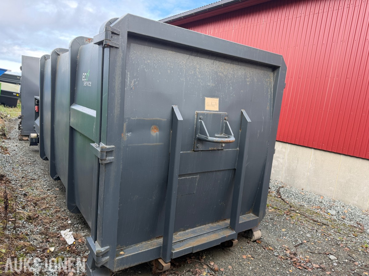 2010 Bergmann APB 607 SN/20N avfallskomprimator 19,8 m³