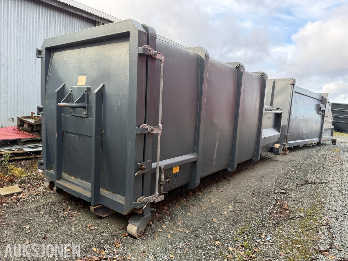2010 Bergmann APB 607 SN/20N avfallskomprimator 19,8 m³
