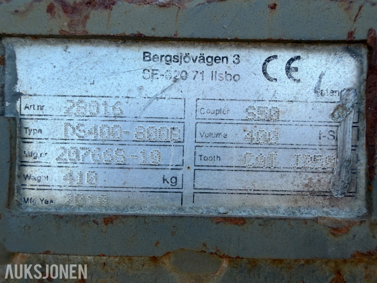 SMP graveskuffe s50 400 liter