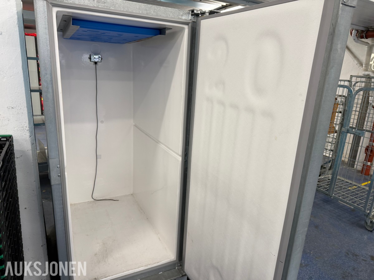 4 stk TKT E-1000 isolerte termocontainere - ATP IR - Temperaturloggere