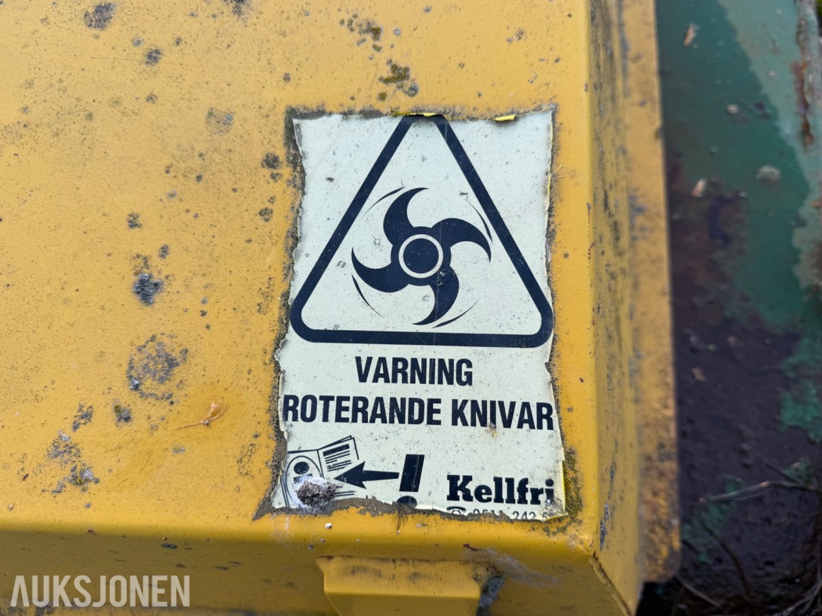 Kellfri beitepusser / vertikalklipper. 2,4 m. klippebredde
