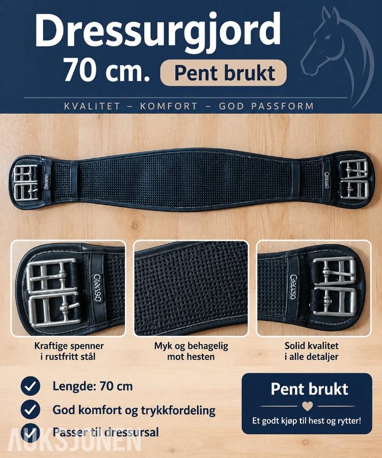 Hesteutstyr selges samlet