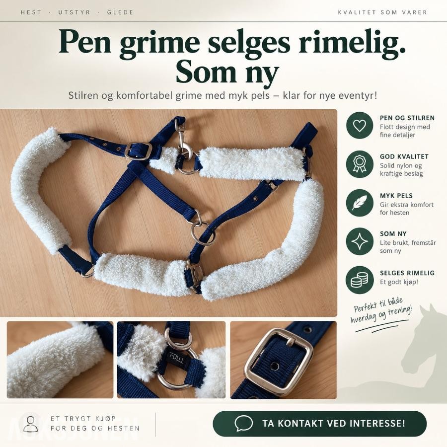 Hesteutstyr selges samlet