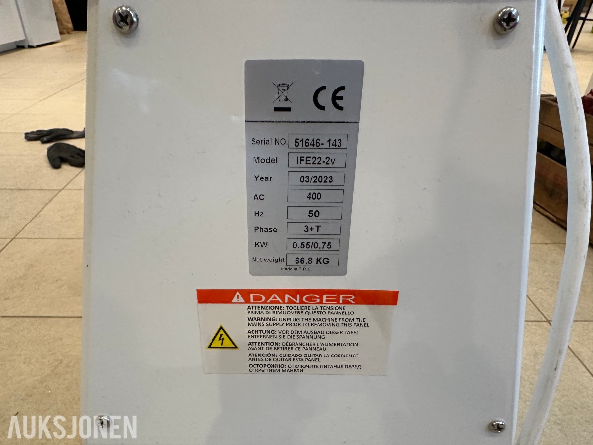 Blandemaskin IFE22-2V – 400 V – 0,55/0,75 kW