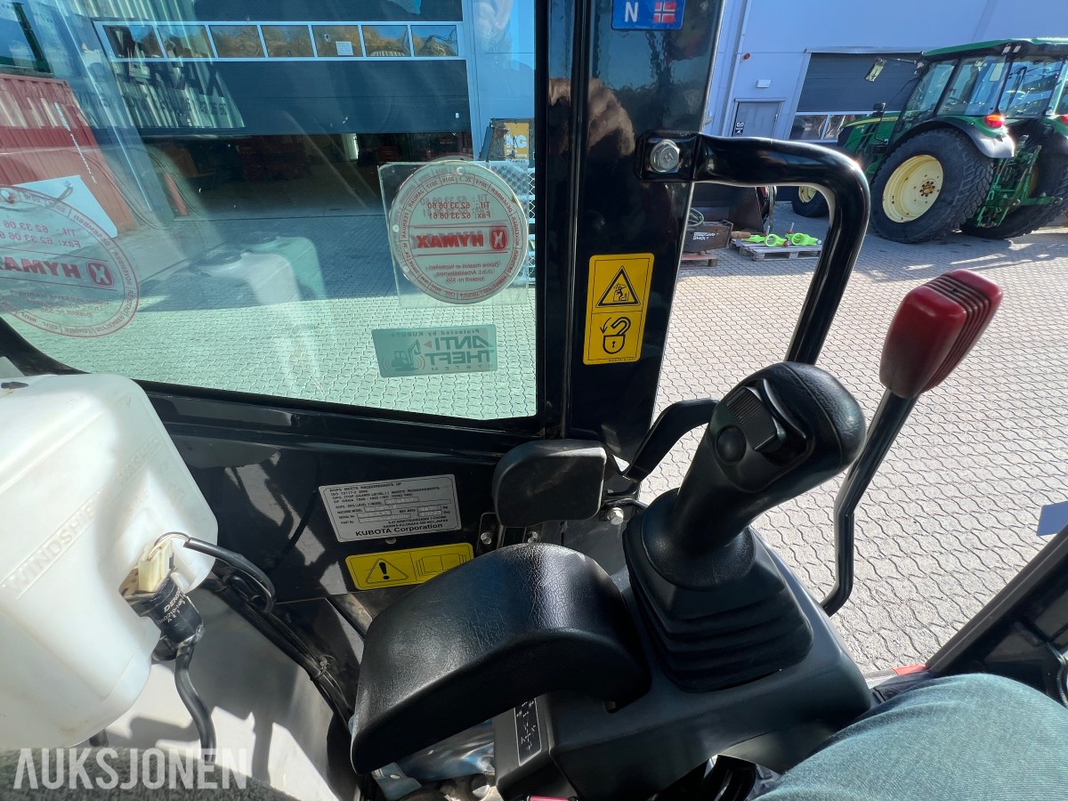 Kubota KX 080-4 Engcon tilt, to skuffer, sentralsmøring 