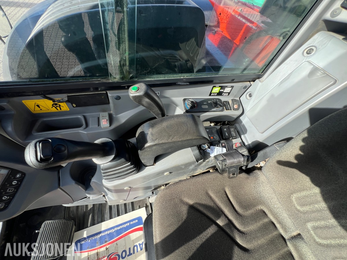Kubota KX 080-4 Engcon tilt, to skuffer, sentralsmøring 