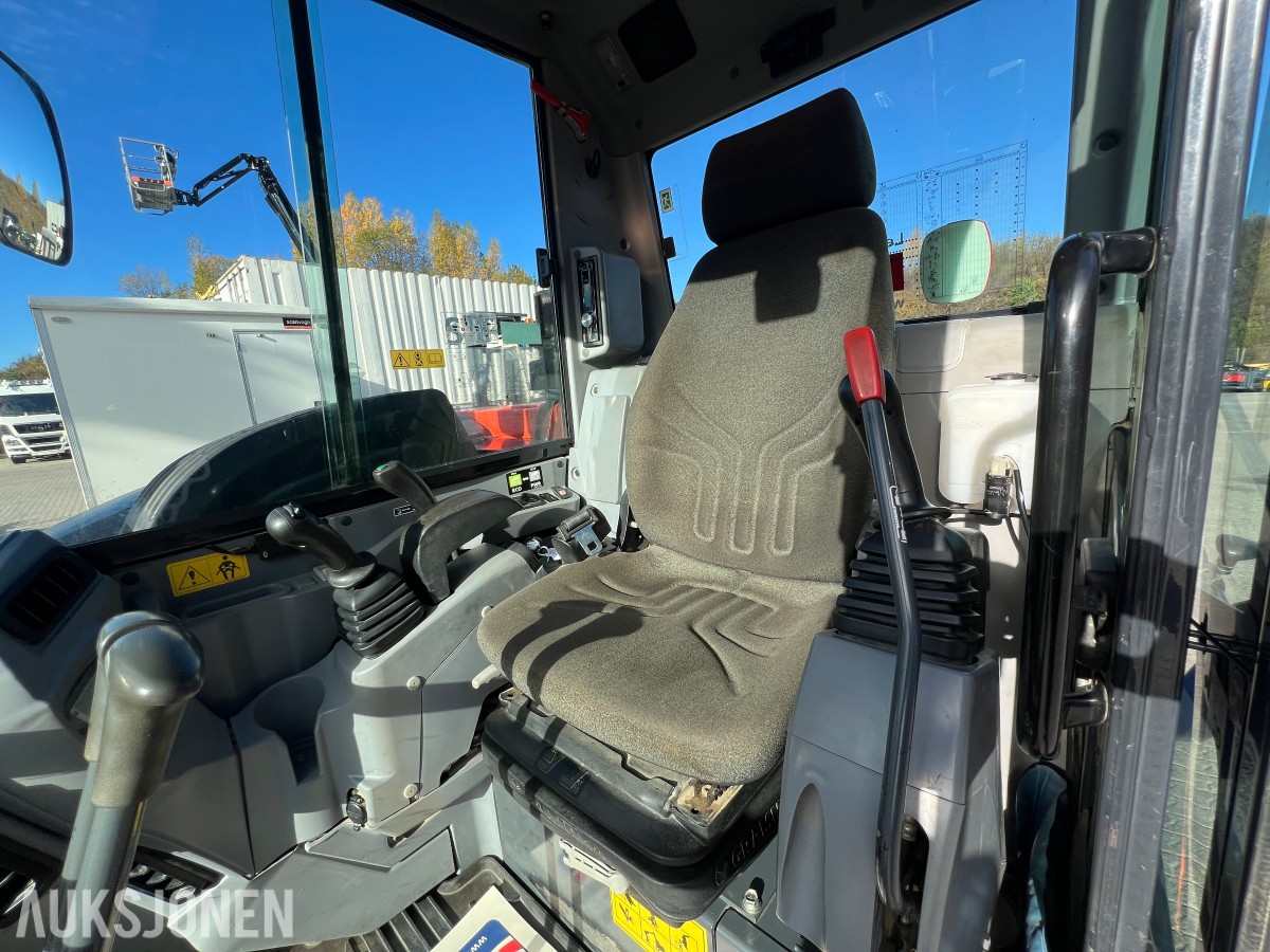 Kubota KX 080-4 Engcon tilt, to skuffer, sentralsmøring 