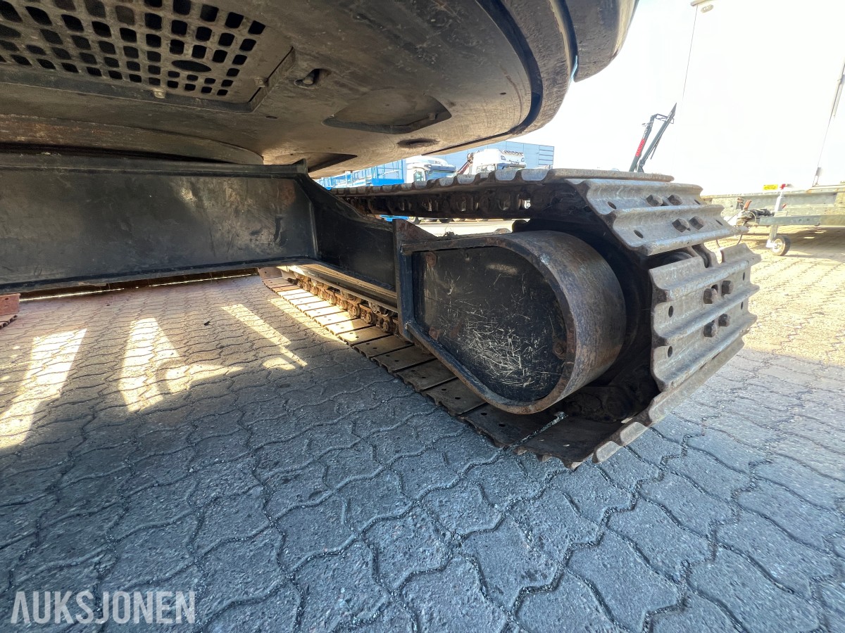 Kubota KX 080-4 Engcon tilt, to skuffer, sentralsmøring 