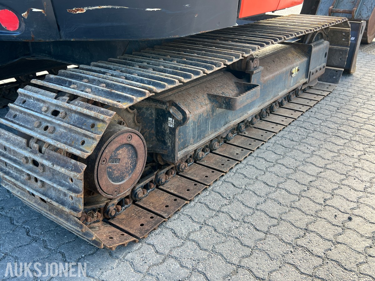 Kubota KX 080-4 Engcon tilt, to skuffer, sentralsmøring 