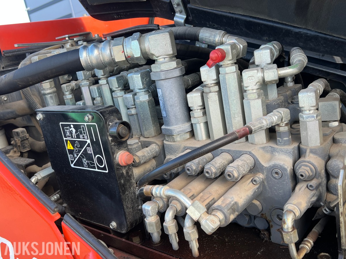Kubota KX 080-4 Engcon tilt, to skuffer, sentralsmøring 