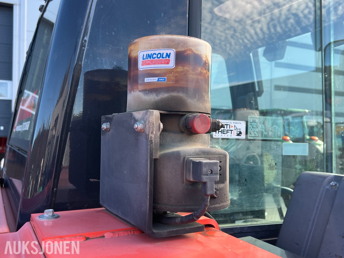 Kubota KX 080-4 Engcon tilt, to skuffer, sentralsmøring 