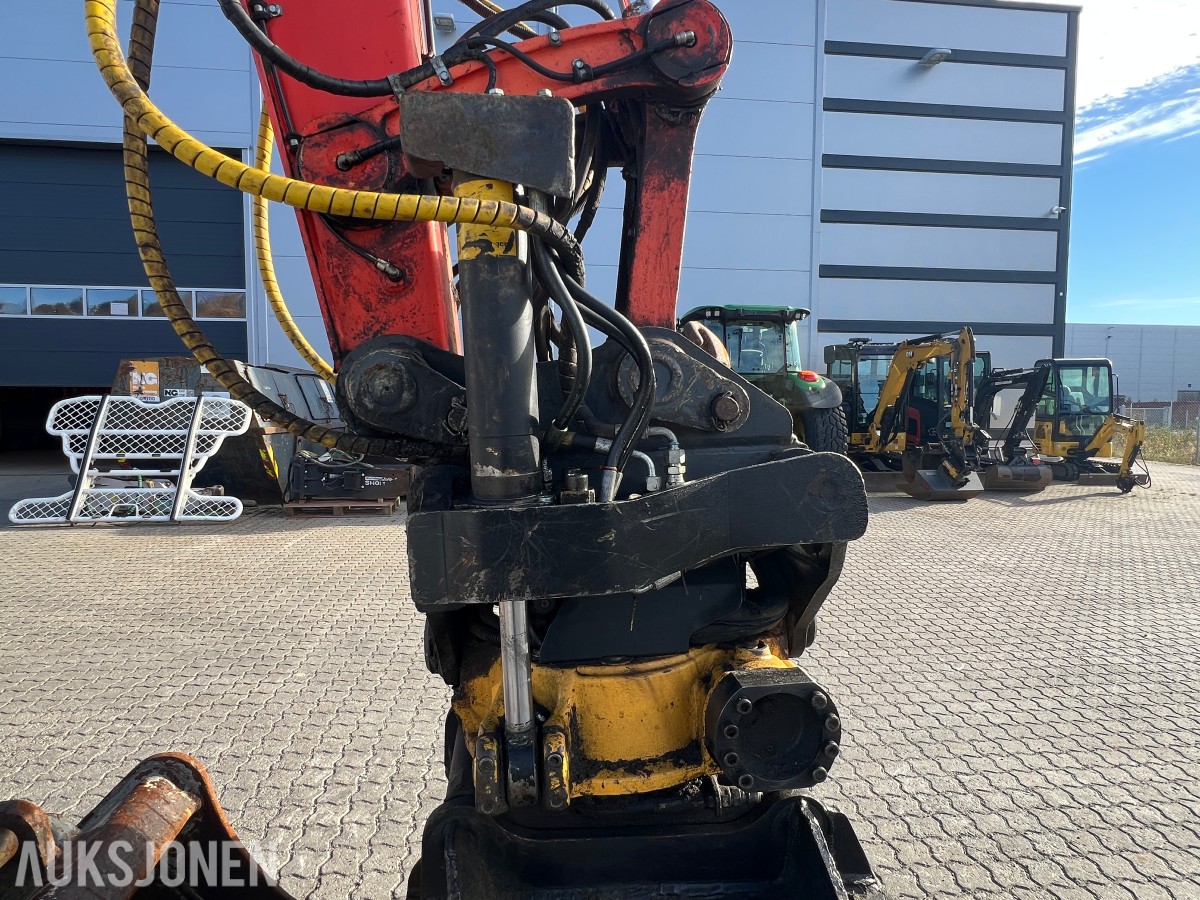 Kubota KX 080-4 Engcon tilt, to skuffer, sentralsmøring 