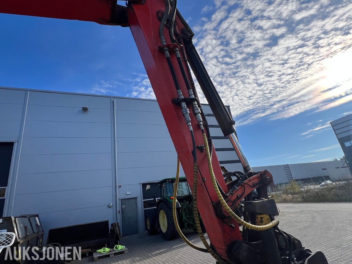 Kubota KX 080-4 Engcon tilt, to skuffer, sentralsmøring 