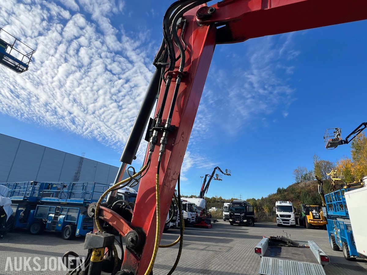 Kubota KX 080-4 Engcon tilt, to skuffer, sentralsmøring 