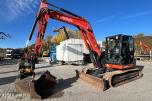 Kubota KX 080-4 Engcon tilt, to skuffer, sentralsmøring 