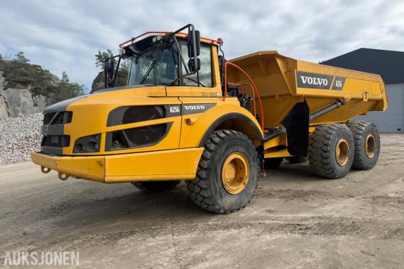 2019 Volvo A25G dumper – kun 3 574 timer – servicehistorikk – Trinn V - 6X6