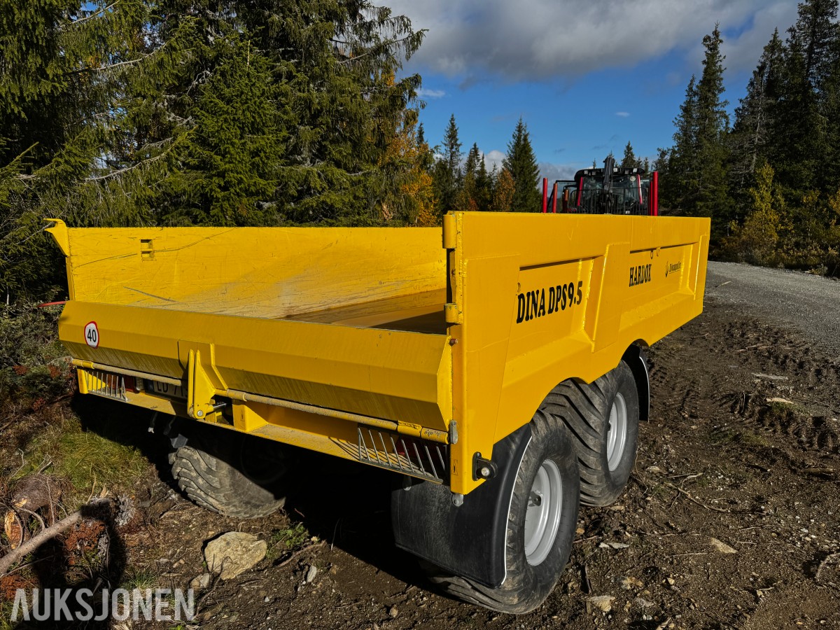 2021 Dinapolis DINA DPS 9.5 dumperhenger, 9 500 kg nyttelast, Hardox