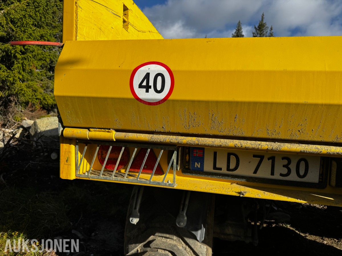 2021 Dinapolis DINA DPS 9.5 dumperhenger, 9 500 kg nyttelast, Hardox