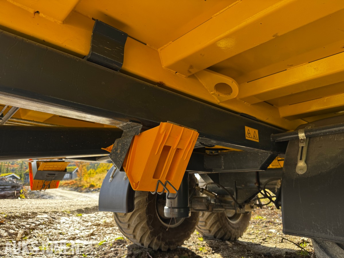 2021 Dinapolis DINA DPS 9.5 dumperhenger, 9 500 kg nyttelast, Hardox