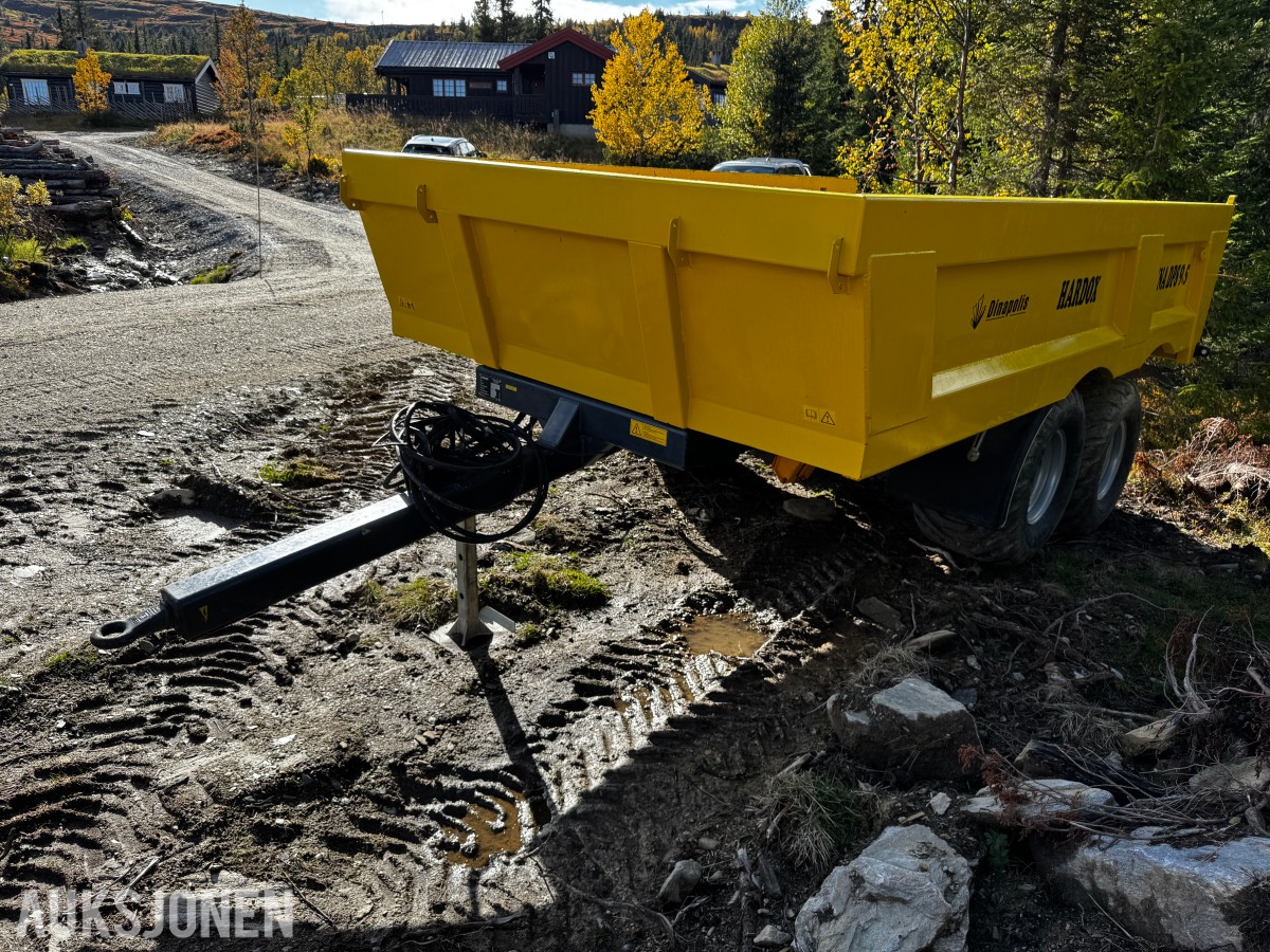 2021 Dinapolis DINA DPS 9.5 dumperhenger, 9 500 kg nyttelast, Hardox