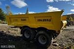 2021 Dinapolis DINA DPS 9.5 dumperhenger, 9 500 kg nyttelast, Hardox