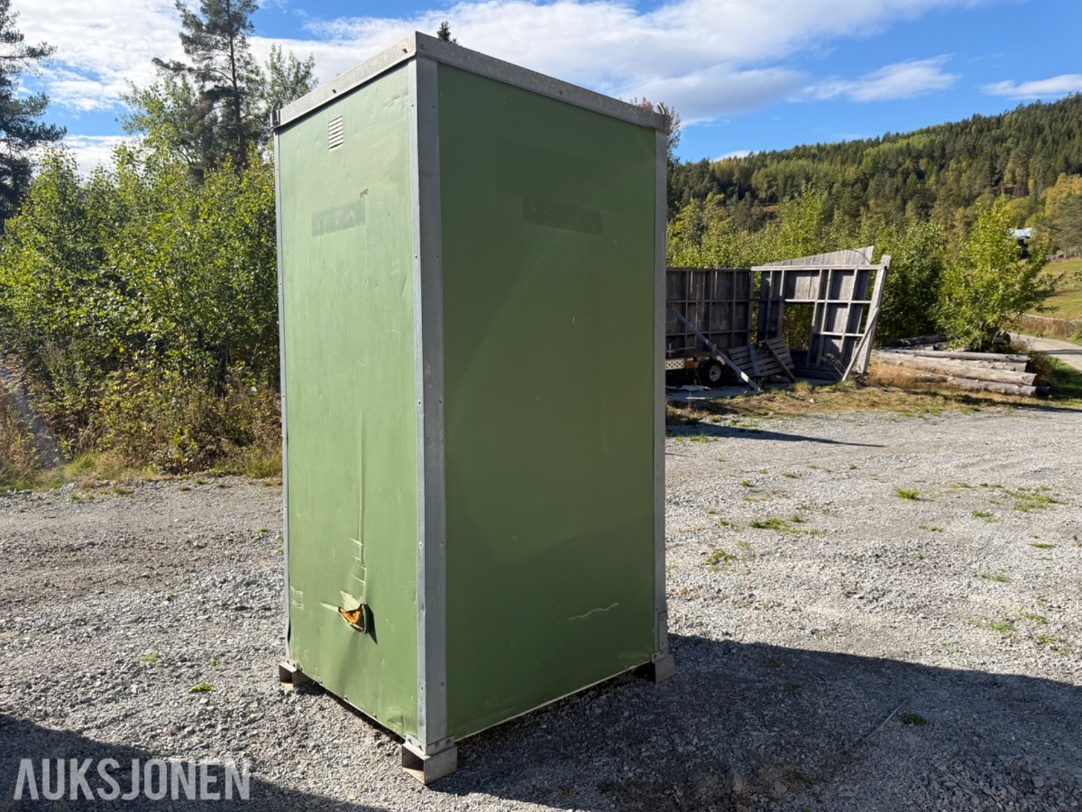 Danfo toalettkabinett med toalett og håndvask